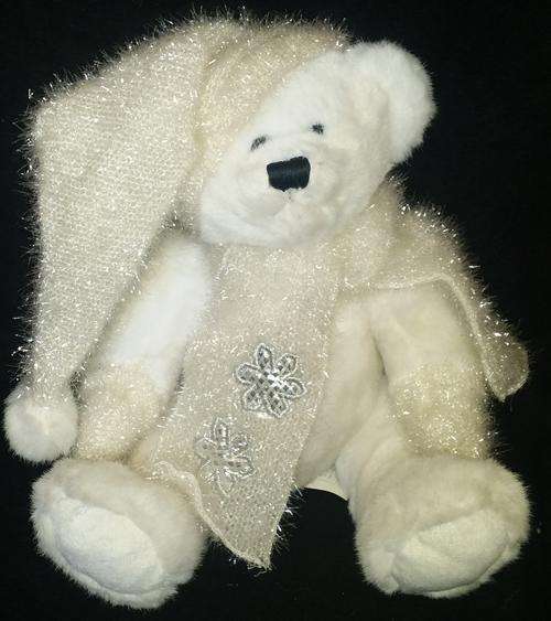 STUNNING BEAR TO HAVE ON A CHAIR AS A CHRISTMAS DECORATION