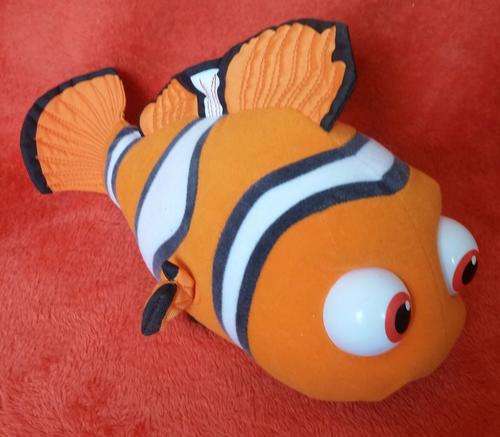 Disney Pixar Finding Nemo Plush Talking High Five Nemo Toy Clown Fish Working