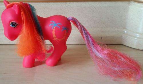 RARE VINTAGE G1 MLP 1987 MY LITTLE PONY PINA COLADA TROPICAL PONY