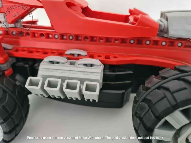 LEGO -  Rare Retired Lego Drome Racer 8378 Red Beast Radio Control Car