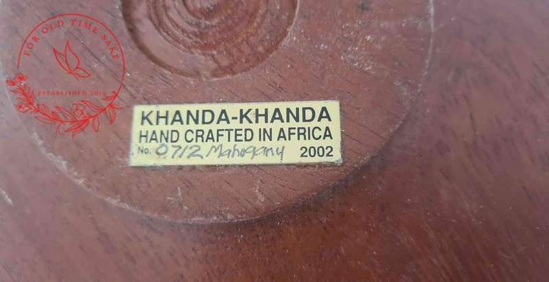 Khanda-Khanda Hand Crafted African Art 2002