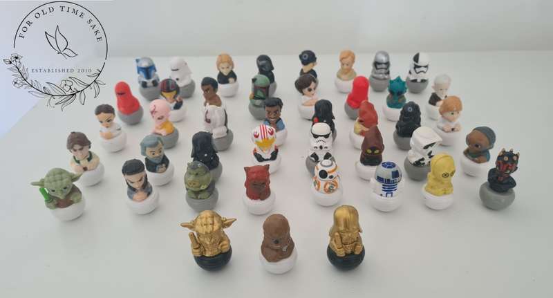 Star Wars Tumbler Roly-poli figures x 43 no duplicate`s