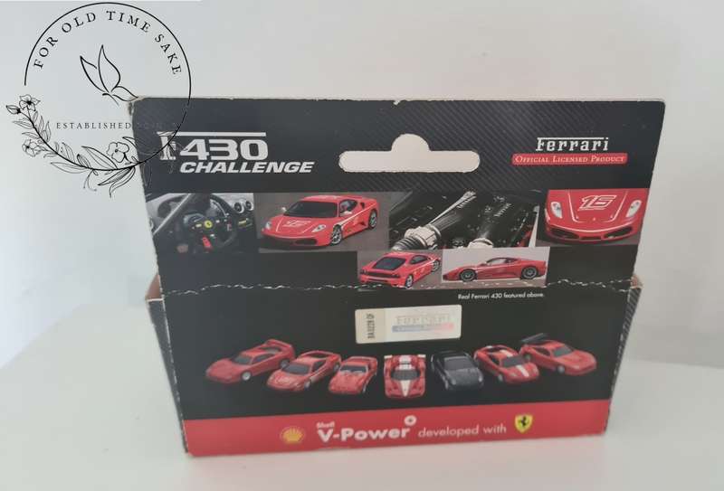 Shell Ferrari F430 Challenge model car in box - scale 1/38