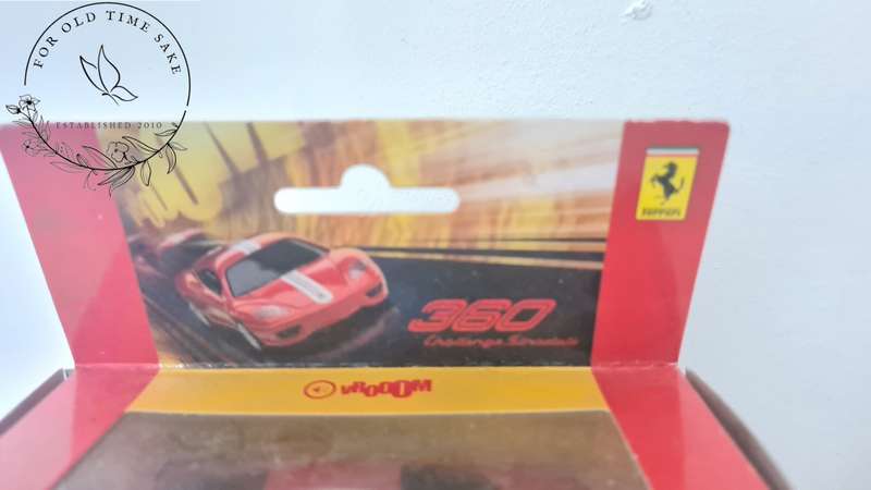Shell Ferrari 360 Challenge Stradale model car in box - scale 1/38