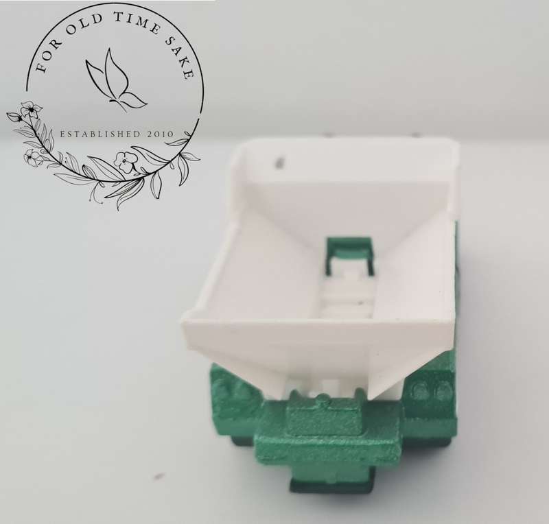 Mattel Matchbox 1990 Highway Maintenance Truck Green With White Hopper MB222