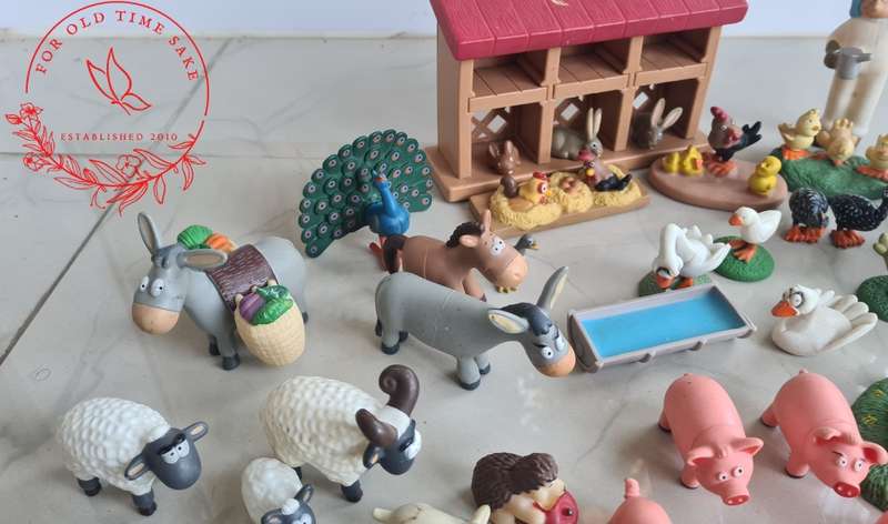 Lot farm animals for fun and Play - see photos