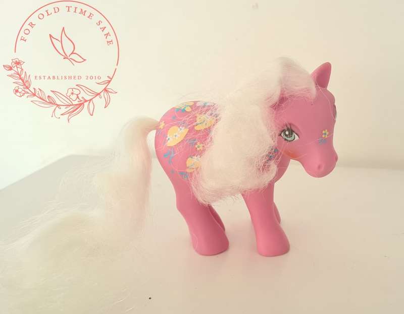 Vintage G1 My Little Pony Bonnie Bonnets Twice As Fancy - 83 Hasbro, Hong Kong