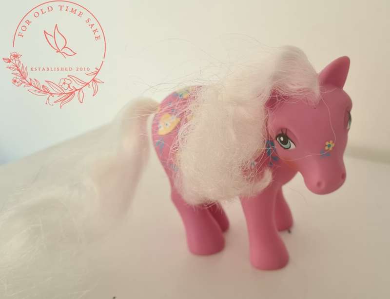 Vintage G1 My Little Pony Bonnie Bonnets Twice As Fancy - 83 Hasbro, Hong Kong