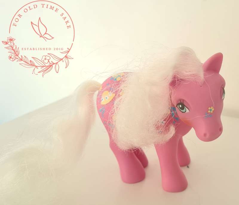 Vintage G1 My Little Pony Bonnie Bonnets Twice As Fancy - 83 Hasbro, Hong Kong