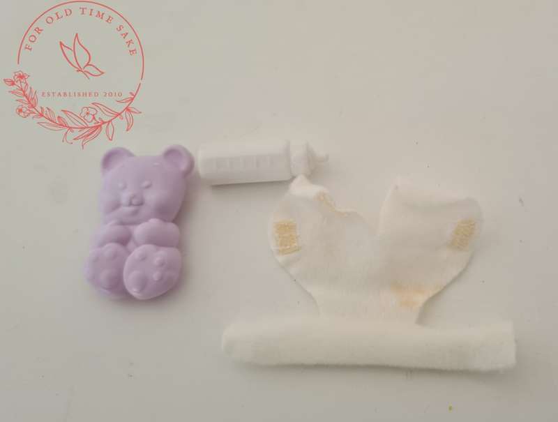 Vintage 1980`s My Little Pony  Jabber and Jebber baby Set