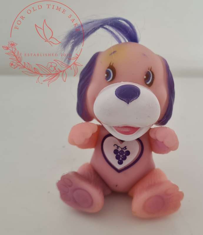 Vintage 1983 Soma Love Pets Purple Grape Bear