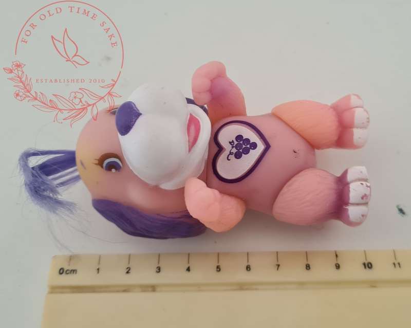 Vintage 1983 Soma Love Pets Purple Grape Bear