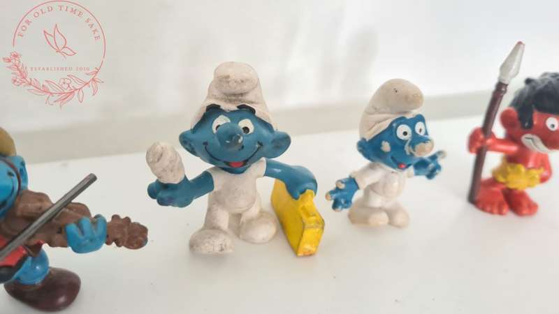 Vintage Smurf lot - see photos for conditions