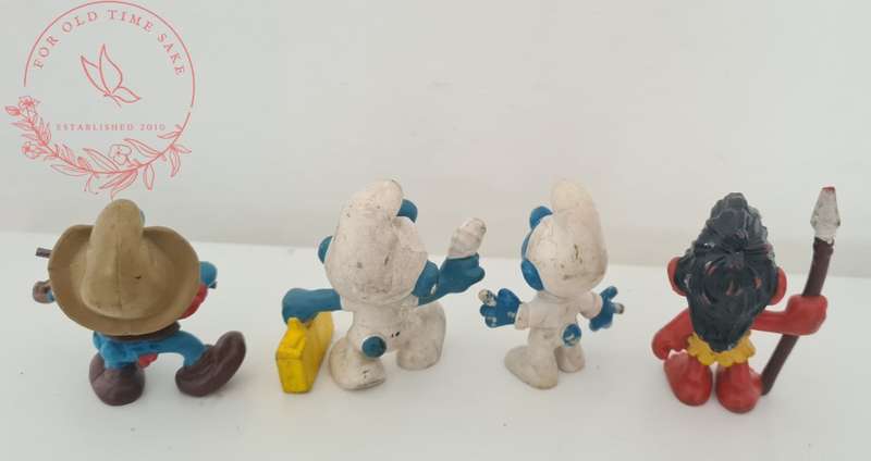 Vintage Smurf lot - see photos for conditions