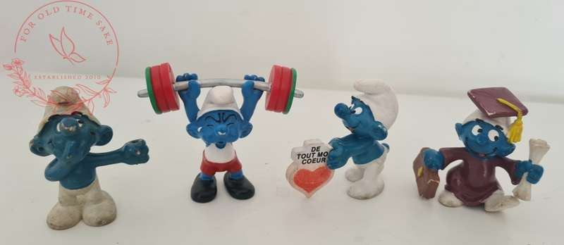 Vintage Smurf lot - see photos for conditions