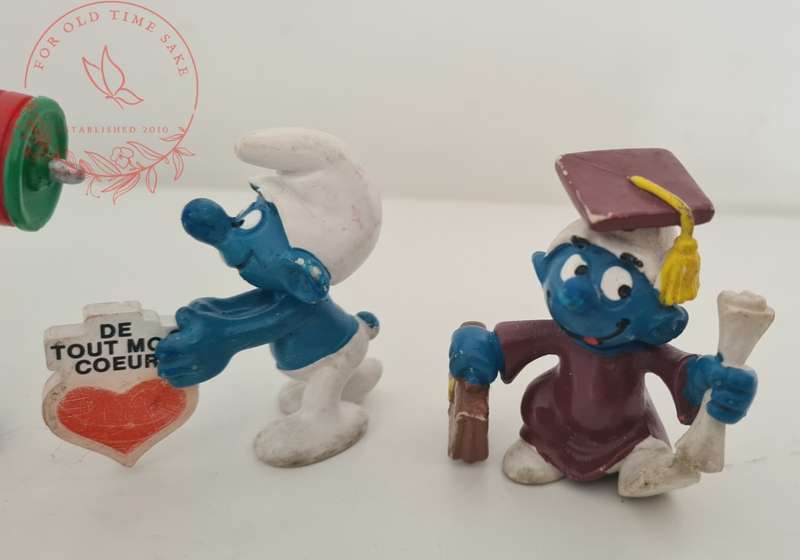 Vintage Smurf lot - see photos for conditions