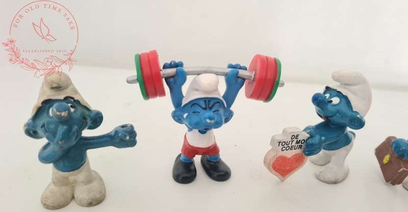 Vintage Smurf lot - see photos for conditions