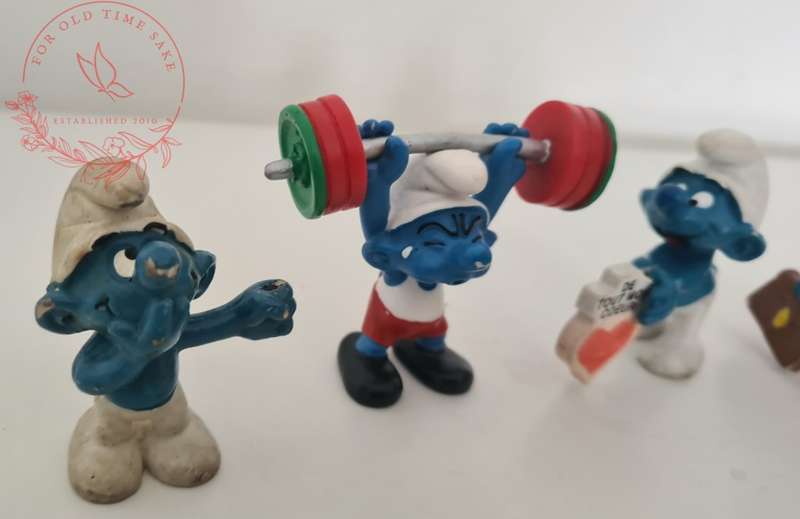 Vintage Smurf lot - see photos for conditions