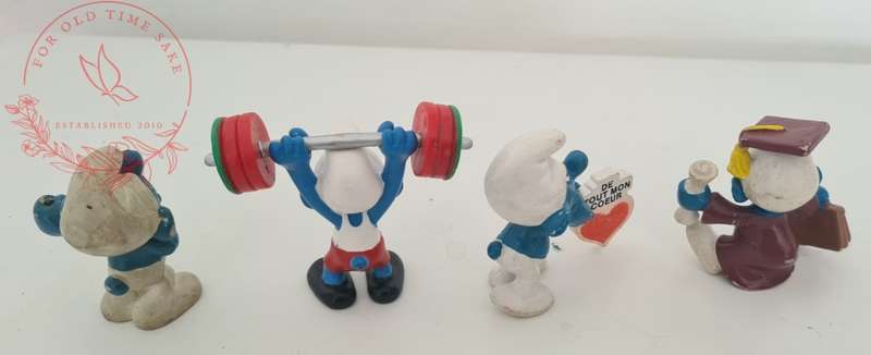 Vintage Smurf lot - see photos for conditions