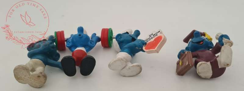 Vintage Smurf lot - see photos for conditions