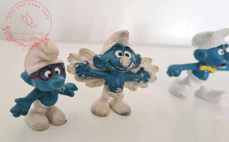 Vintage Smurf lot - see photos for conditions
