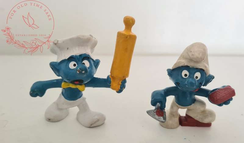 Vintage Smurf lot - see photos for conditions