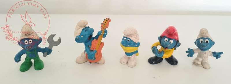 Vintage Smurf lot - see photos for conditions