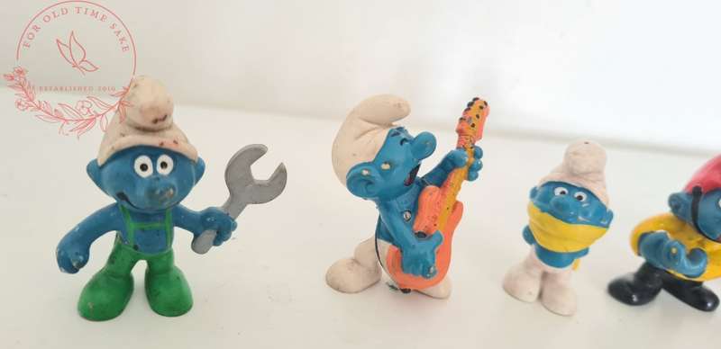 Vintage Smurf lot - see photos for conditions