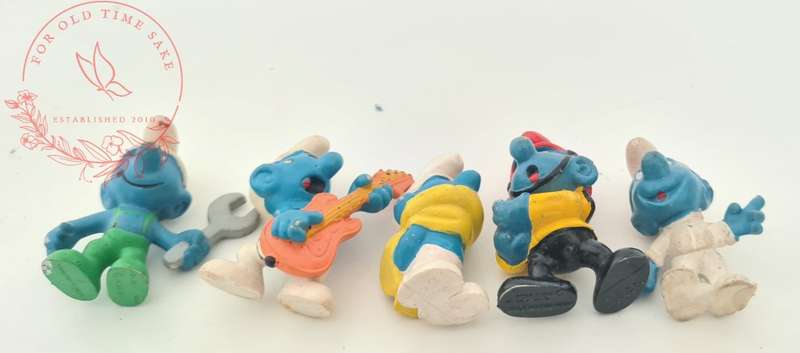 Vintage Smurf lot - see photos for conditions