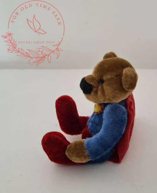 The cutest hand made Super Bear,  10cm tall