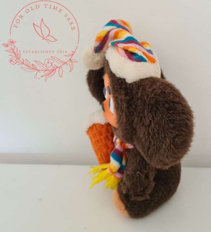 Adorable Vintage Russian Plush Cheburashka doll