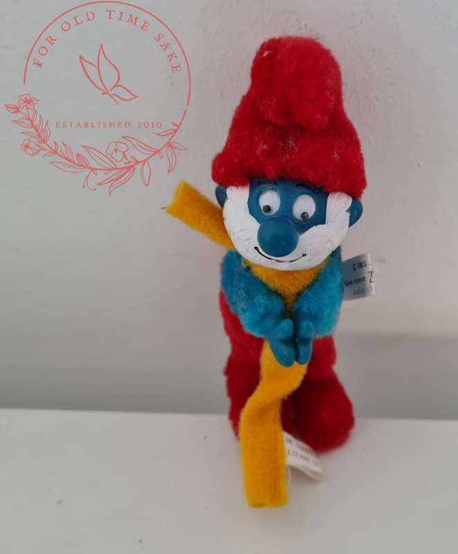 Vintage Pappa smurf pencil hugger