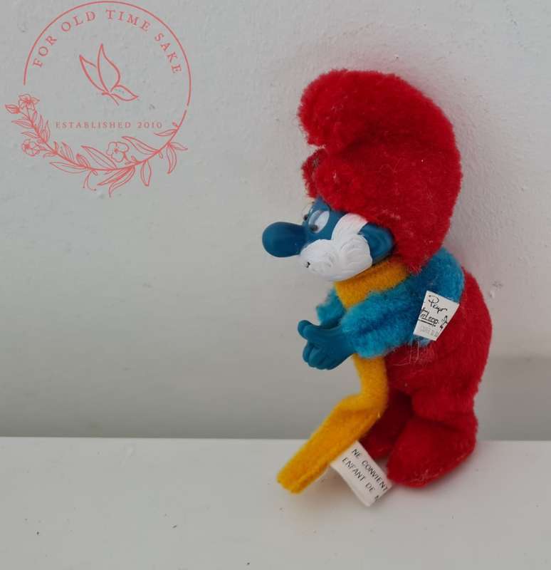 Vintage Pappa smurf pencil hugger