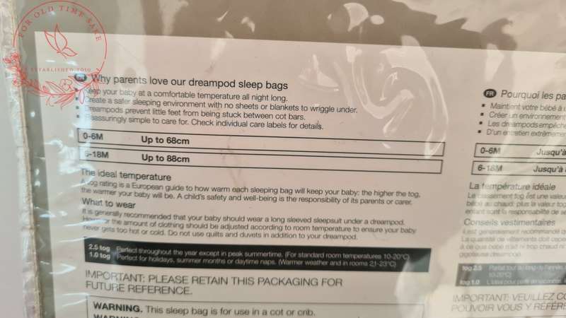 Mammas and Pappas Dreampod Sleep bags