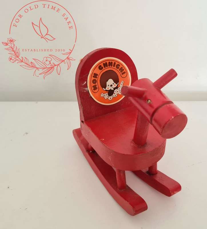 +-15cm Vintage Wooden Manicchio Rocking Horse