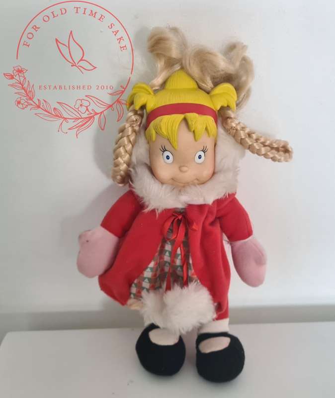 +-30cm CINDY LOU WHO DOLL- DR SEUSS THE GRINCH WHO STOLE CHRISTMAS