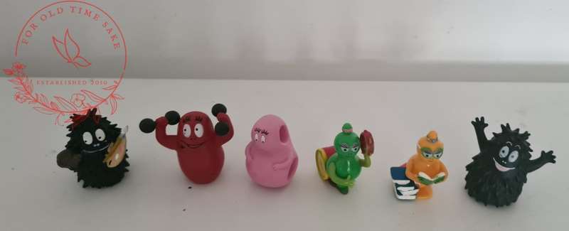 Vintage Bbarbapapa mini figures, see photos size and condition