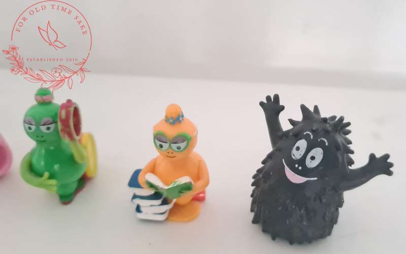 Vintage Bbarbapapa mini figures, see photos size and condition