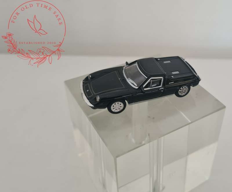 Vintage Die Cast Hongwell Lotus Europa 1975 black +-6cm long