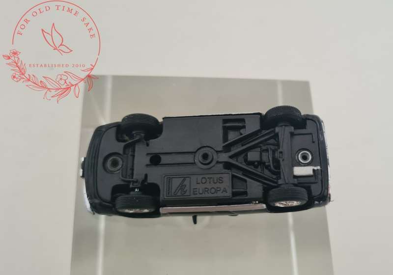 Vintage Die Cast Hongwell Lotus Europa 1975 black +-6cm long