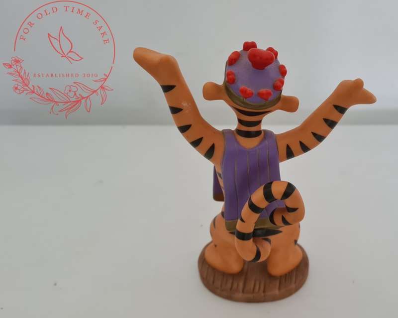 Disney Pooh & Friends Collectible range, 13cm Porcelain Tiger Figurine -  see photos for tail repair