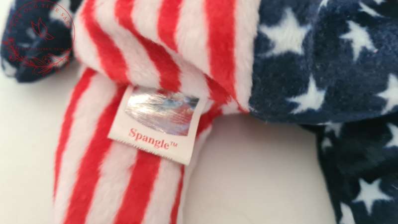 Spangle the Bear (Pink Head) Ty Original Beanie Baby Plush Toy 1999