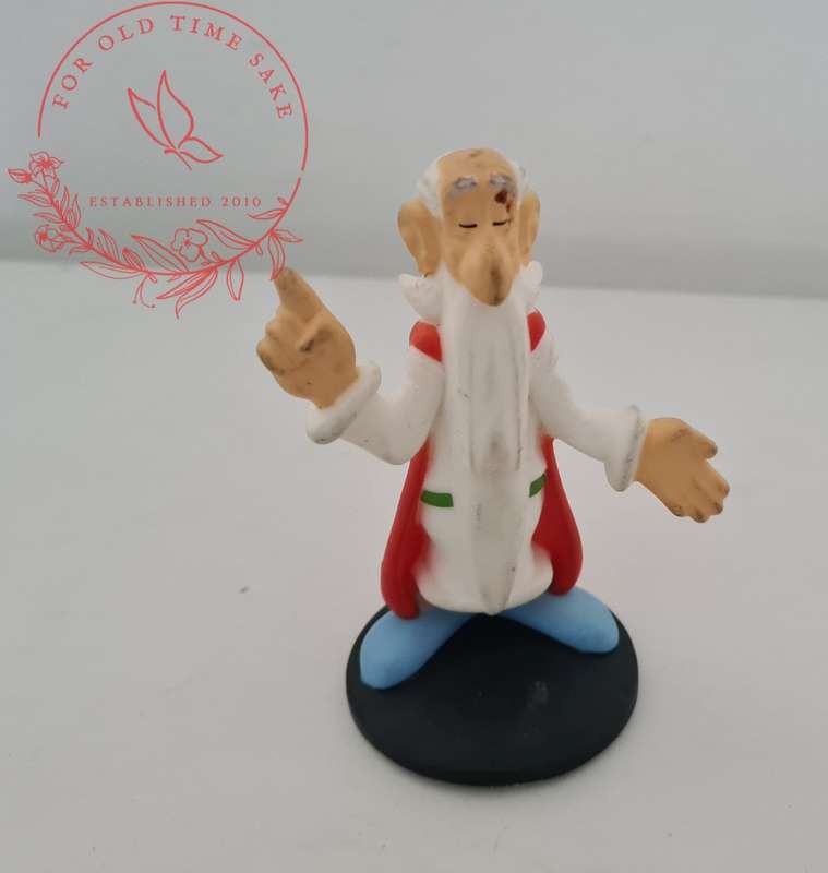 Asterix Macdonald Panoramix Finger in the Air Figurine