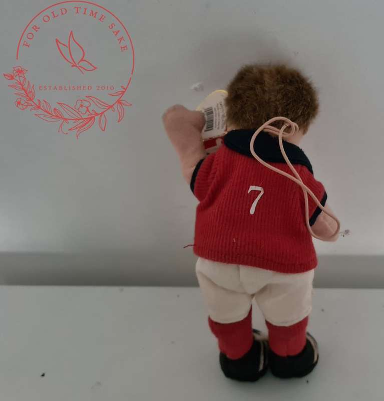 Ty Teenie Beanie Bopper Boy Soccer Player #7 - see photos for age related wear