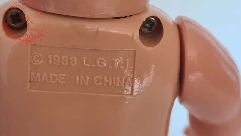 1988 Vintage L.G.T.I. Free Standing Plastic Doll  - see photos