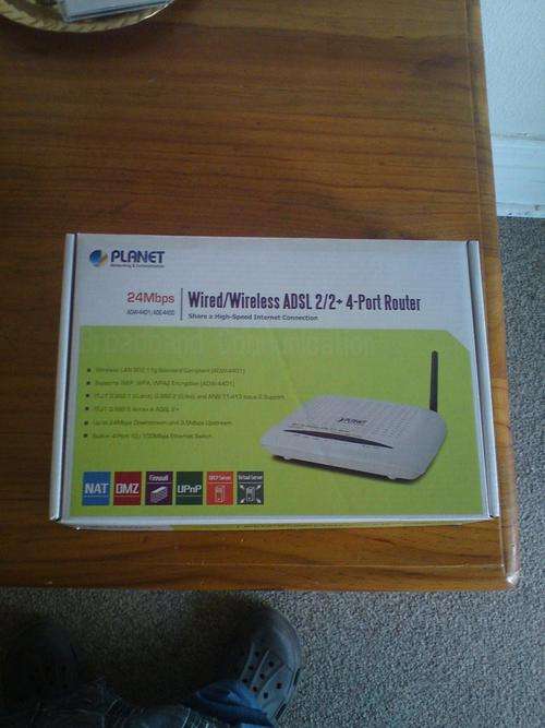 NEW ADSL Modem / Router (Planet ADE-4400A Version 4)
