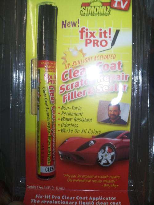 INTRODUCING FIX-IT PRO***AUTO PAINT REPAIR KIT****REMOVES SCRATCHES FROM YOUR CAR