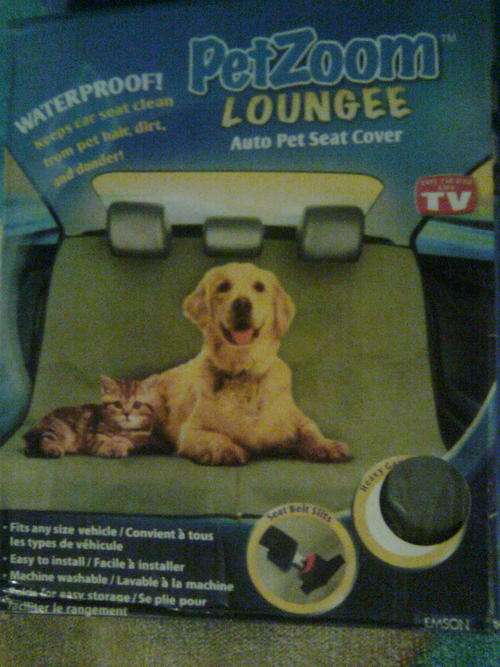 BRAND NEW PET ZOOM LOUNGEE {AUTO PET SEAT COVER }*R1 BID NOW*