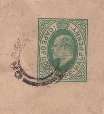 CAPE OF GOOD HOPE KEVII NEWSPAPER WRAPPER USED