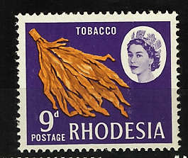 RHODESIA 1966-1970 DEFINITIVE MARDON PRINTING 9d UNMOUNTED MINT